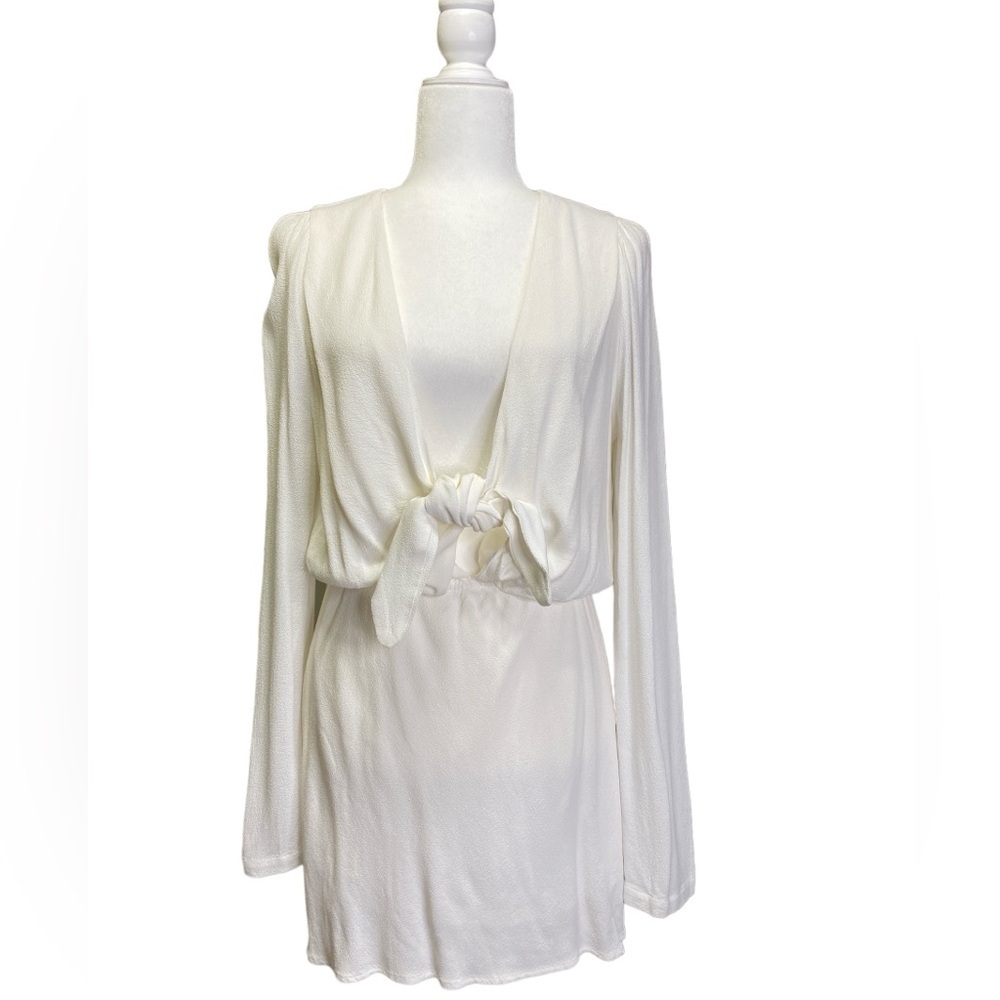 Stone Cold Fox Tie Front Mini Dress Size 3